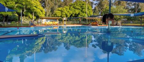 Seasonal outdoor pool