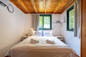 Cabaña familiar, 1 habitación | Wifi gratis y ropa de cama