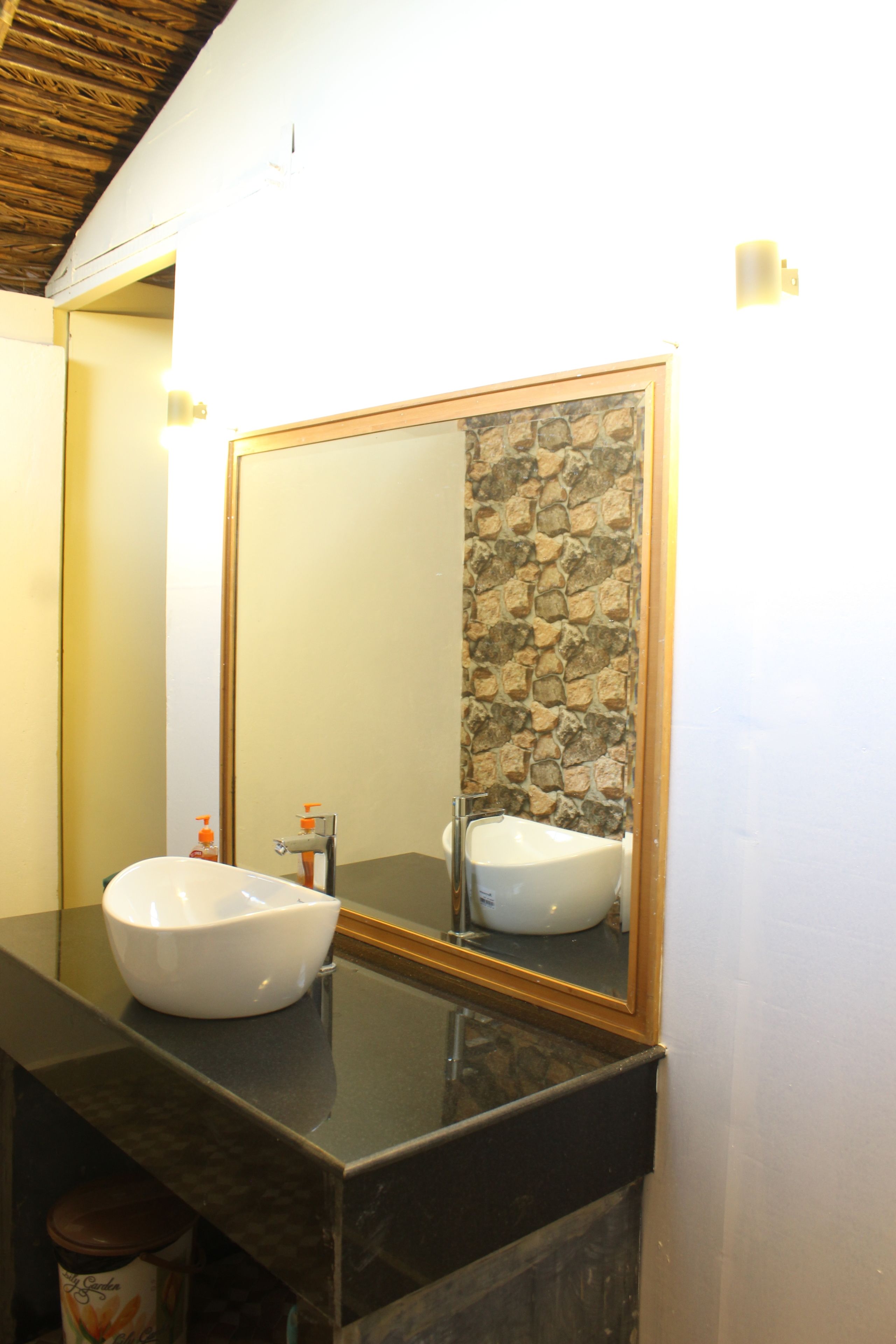 shower, designer toiletries, towels