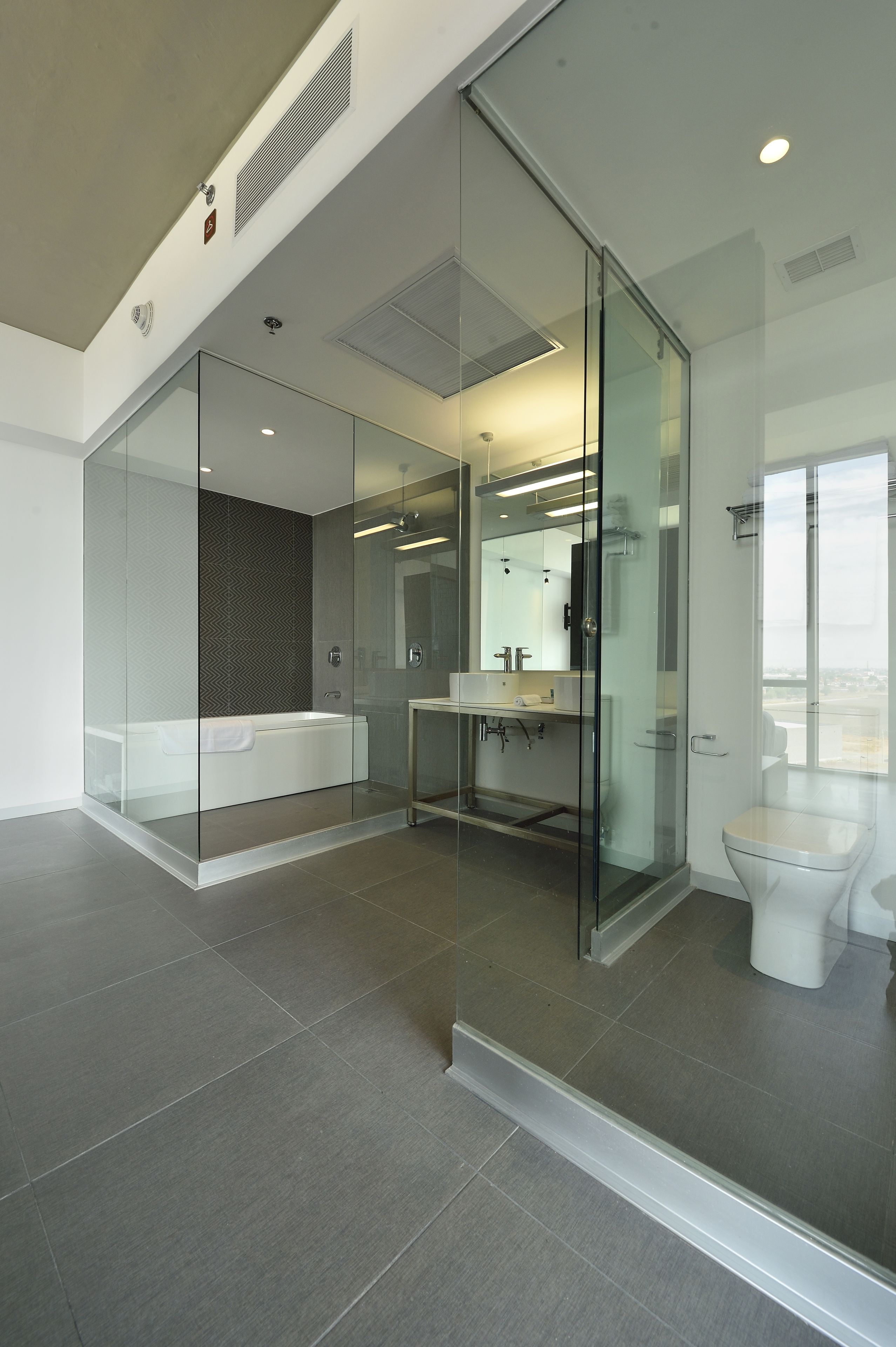 free toiletries, hair dryer, towels