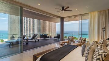 Beachfront Residence | 1 bedroom, premium bedding, pillow-top beds, minibar