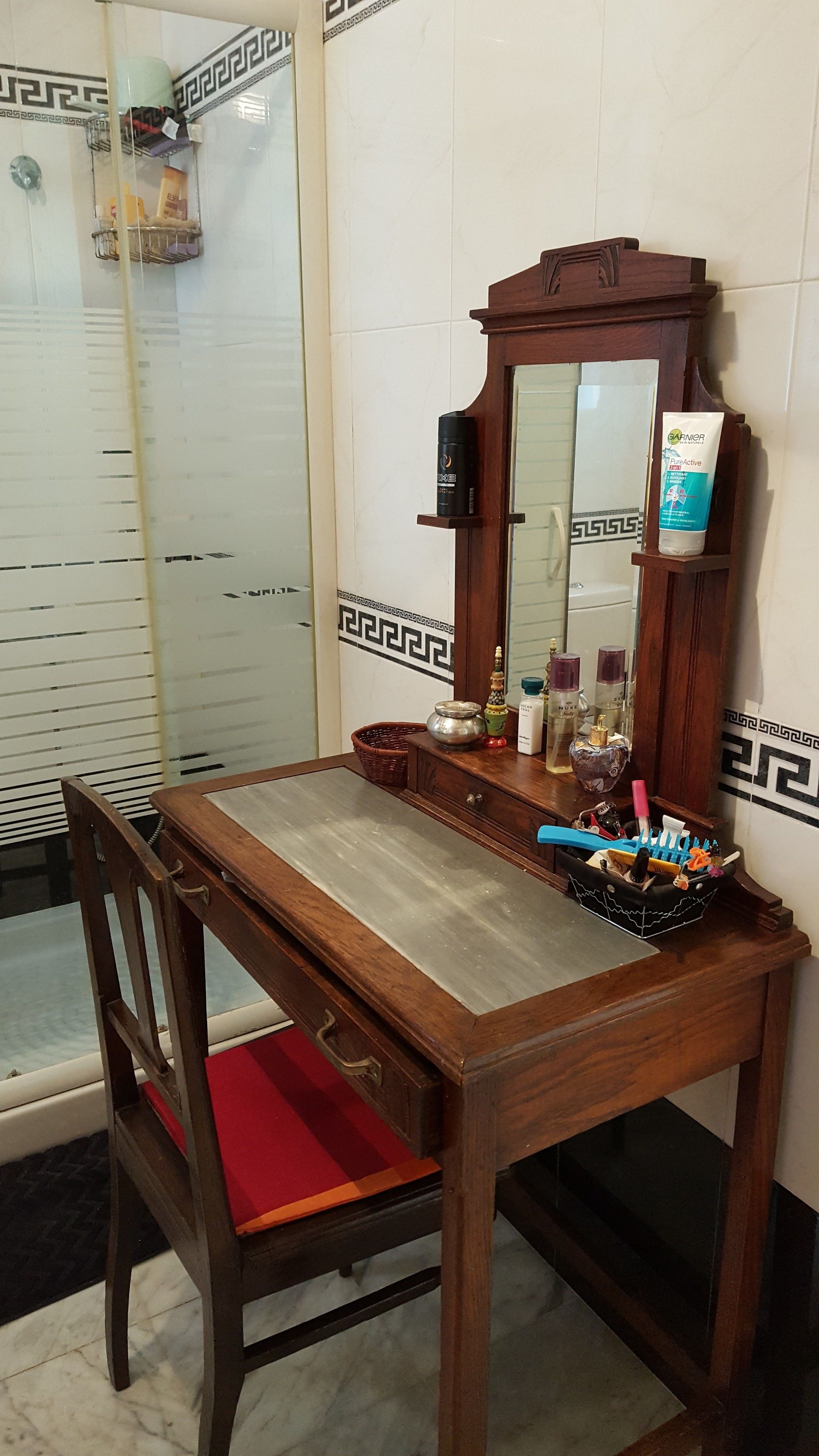 Apartamento conforto | Banheiro | Chuveiro, produtos de toalete grátis, secador de cabelo 