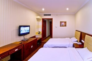 Ropa de cama de alta calidad y minibar