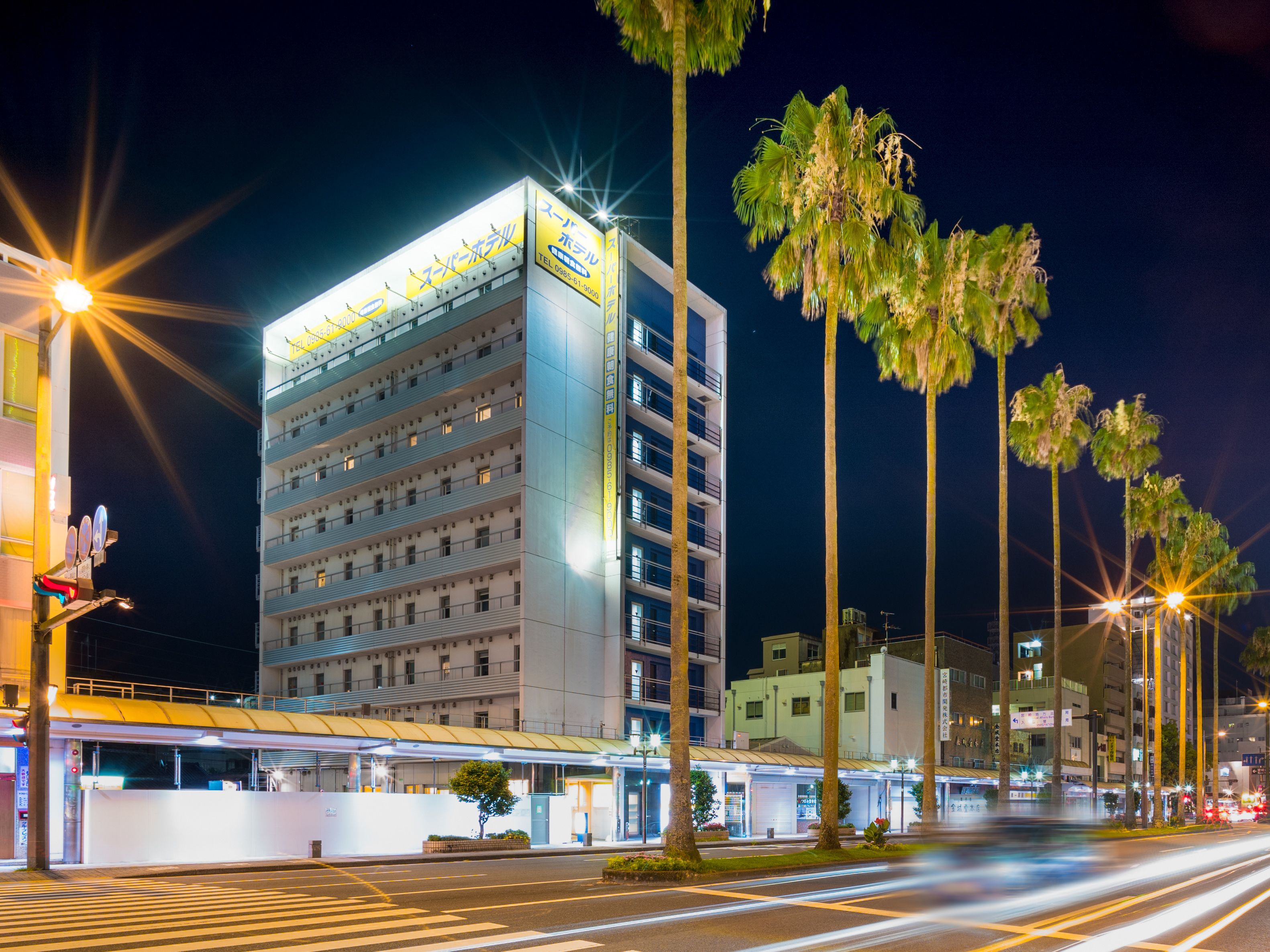 Front of property – evening/night