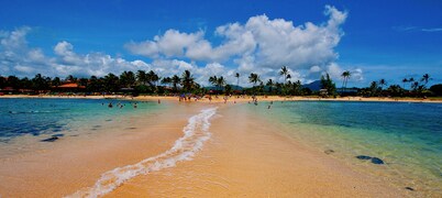 A / C, a pie de playa, piscina del complejo / tenis * RECIENTEMENTE RENOVADO