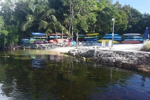 On the beach, sun-loungers, beach towels - Another Day in Paradise           Best Waterfront and Poolside  Views. (Key Largo)