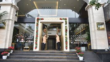 Entrada al alojamiento