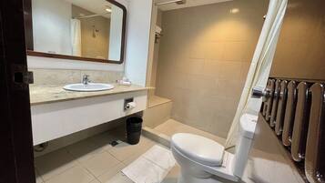 Deluxe Room | Bathroom | Shower, free toiletries, hair dryer, towels