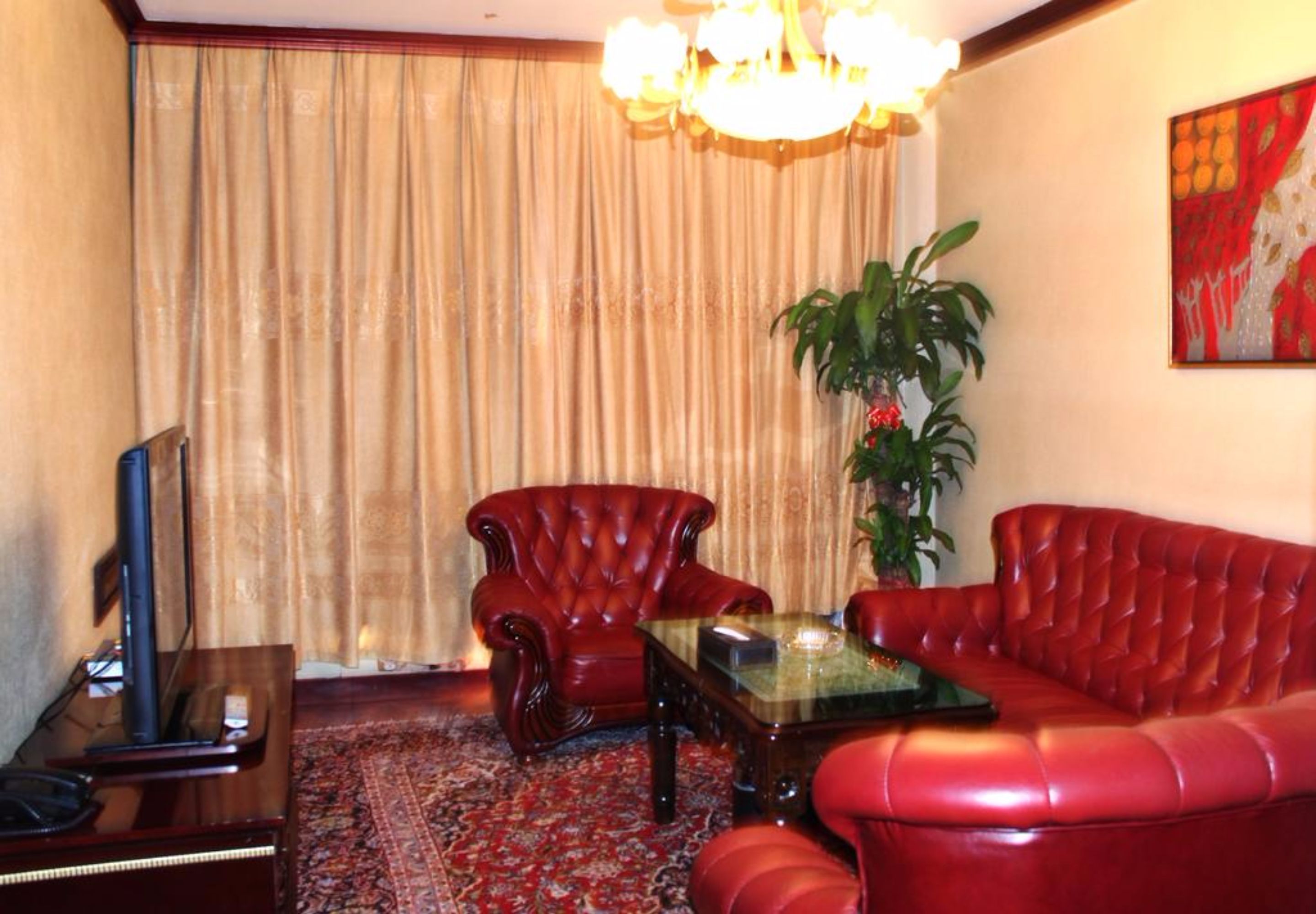 Deluxe Suite | Living area | LCD TV