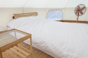 Barraca família | Wi-Fi de cortesia, roupa de cama