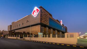 Front of property – evening/night