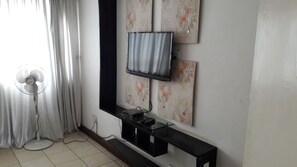 Standard-Apartment, Küche, Stadtblick (Single Use) | Zimmerausstattung