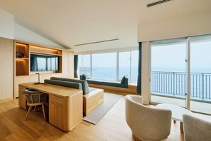 Premium Twin Room, Multiple Beds, Non Smoking, Ocean View | In-room safe, desk, soundproofing, free WiFi - samana hotel Yakushima (Yakushima)