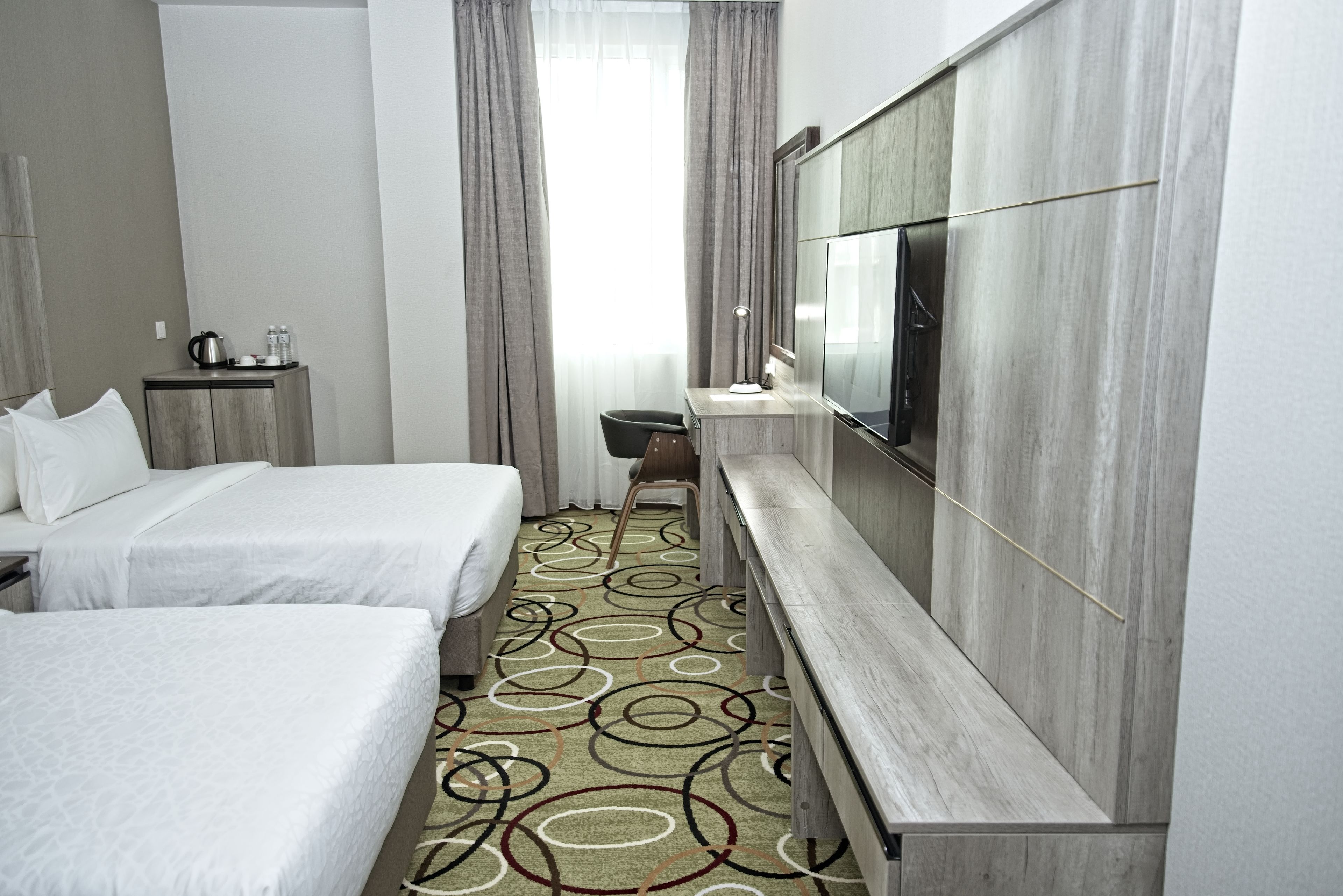 deluxe room | in-room safe, desk, soundproofing, iron/ironing board
