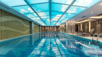 Indoor pool, outdoor pool