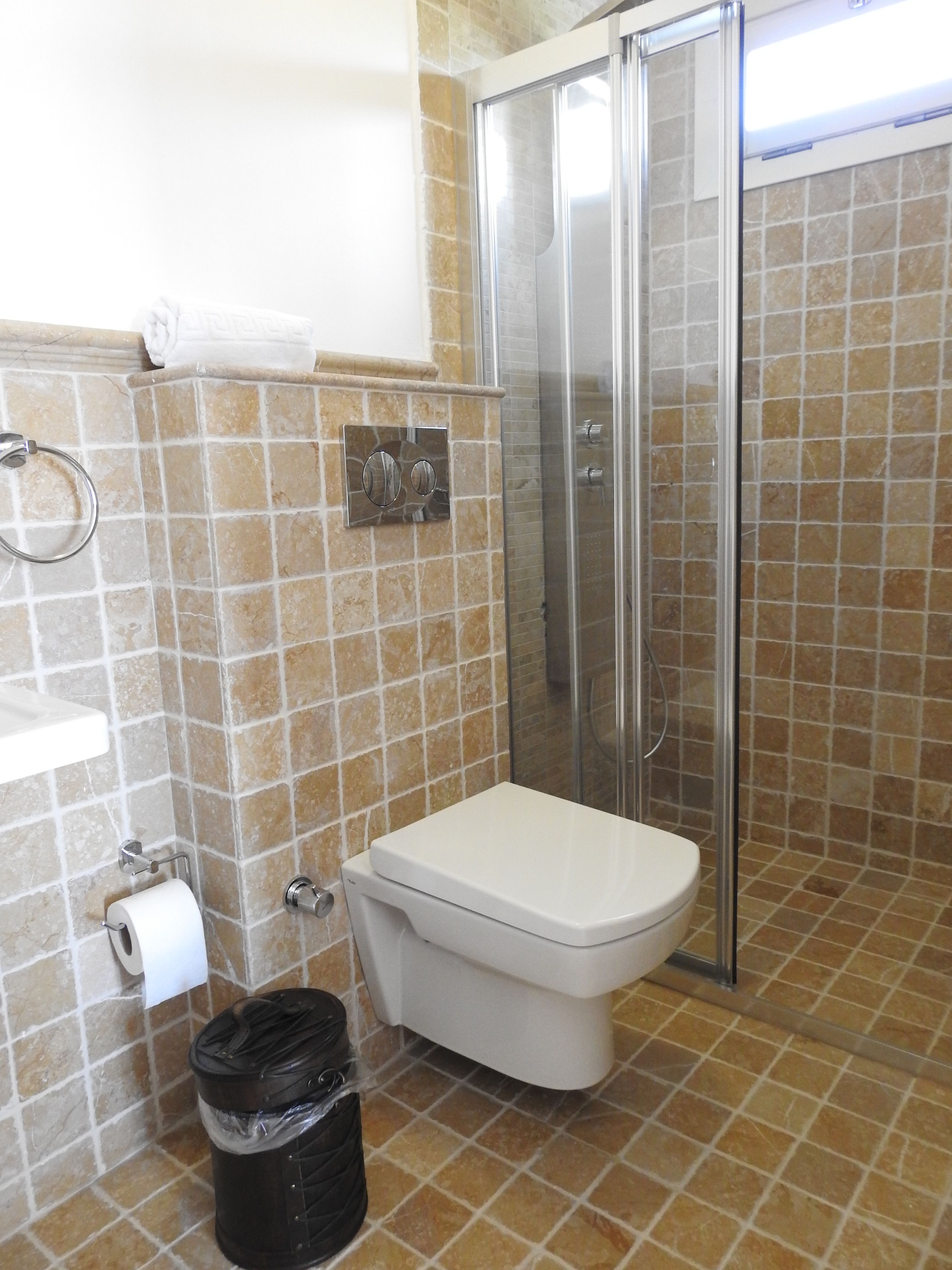 family triple room, 1 bedroom, pool view | bathroom | shower, free toiletries, hair dryer, slippers