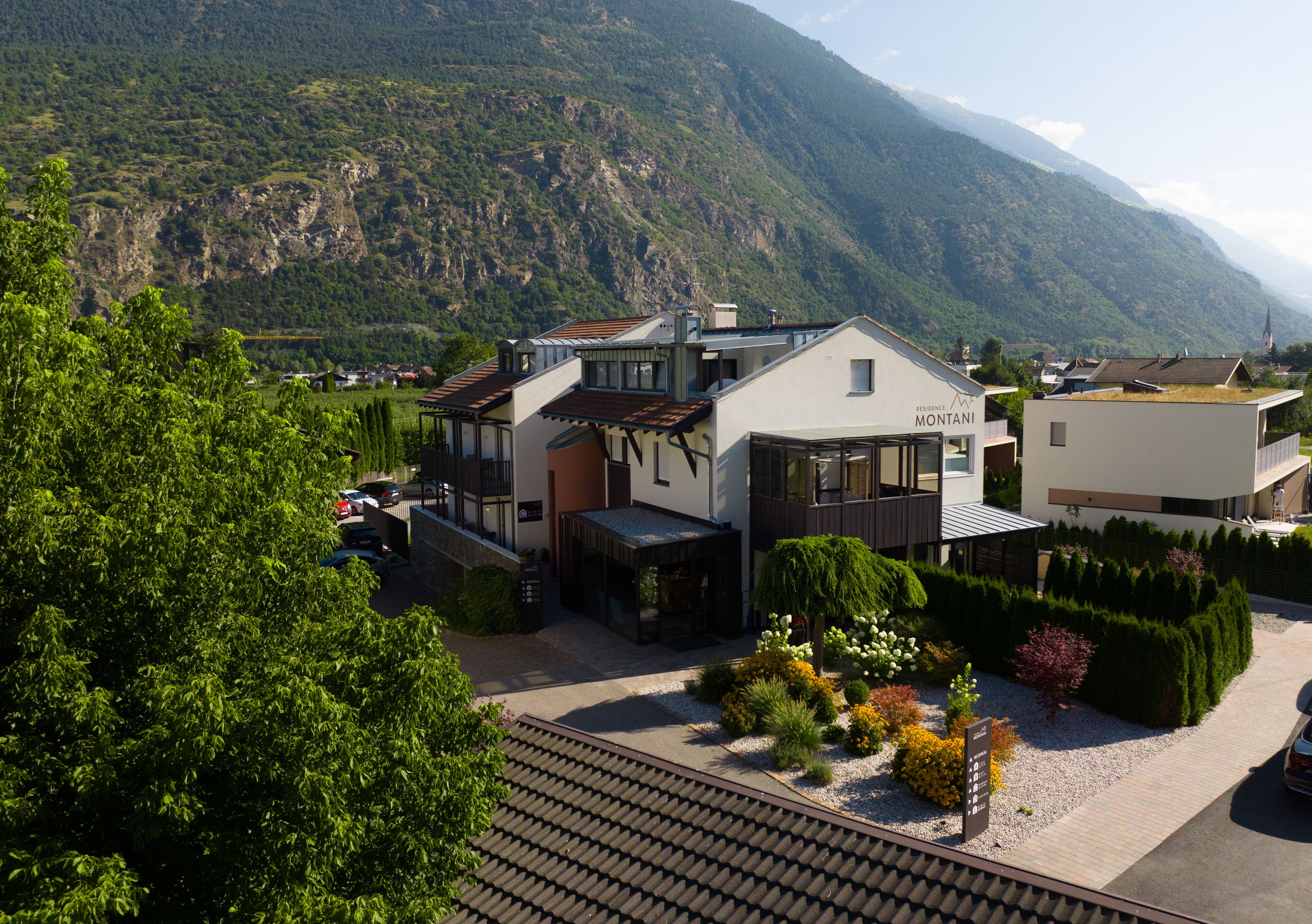 Facciata della struttura