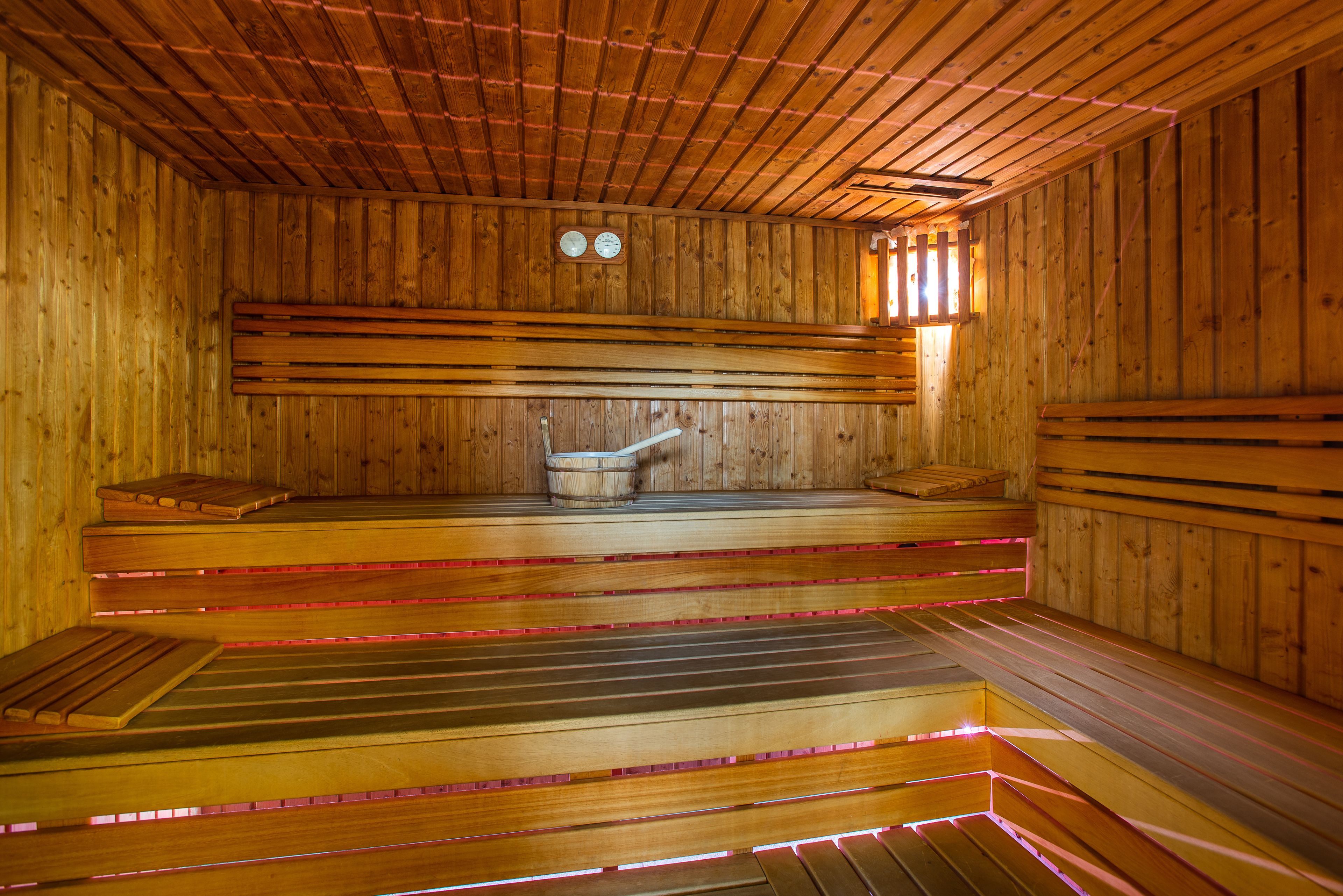 sauna, manicures and pedicures