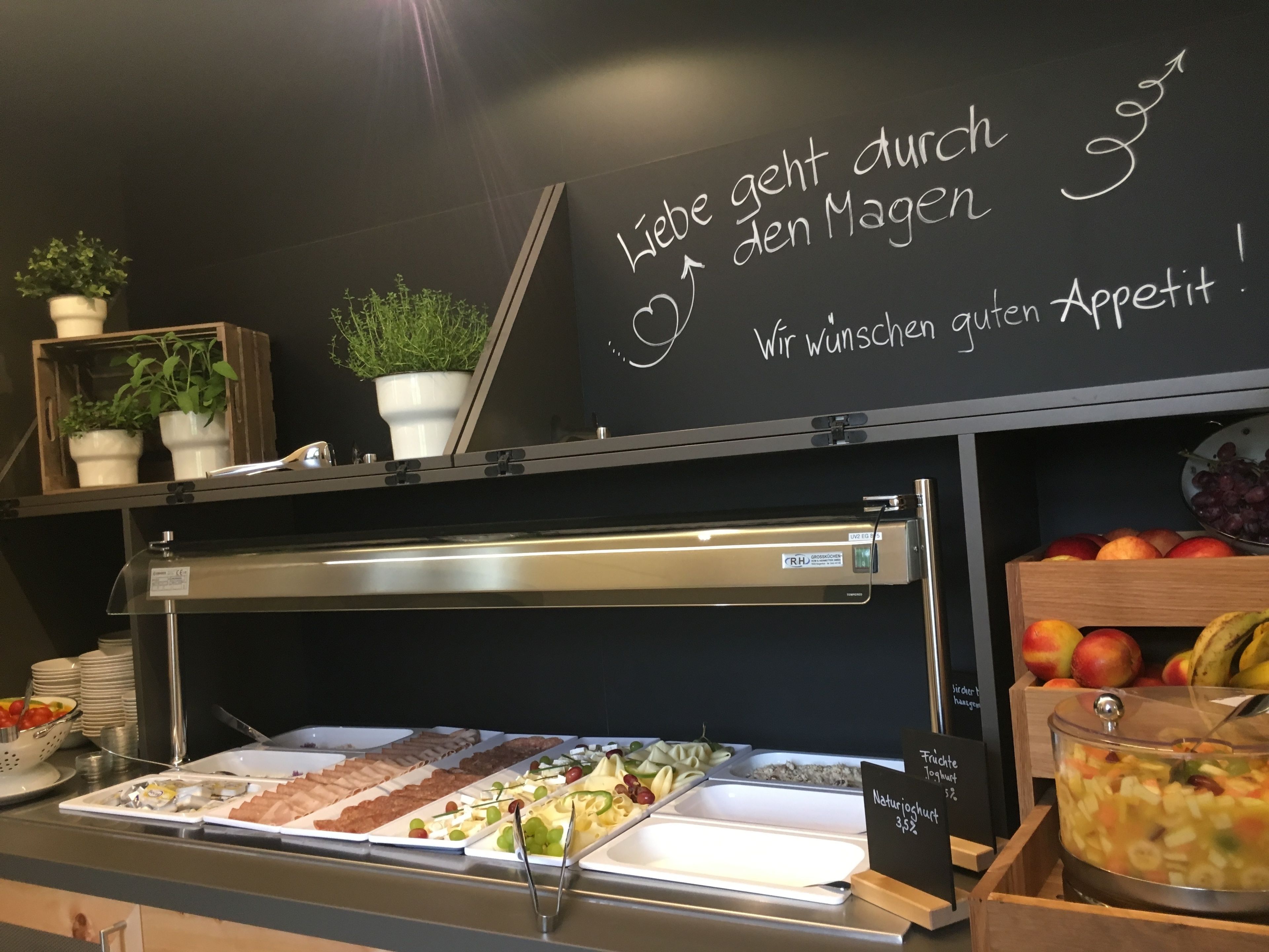 daily buffet breakfast (eur 18 per person)
