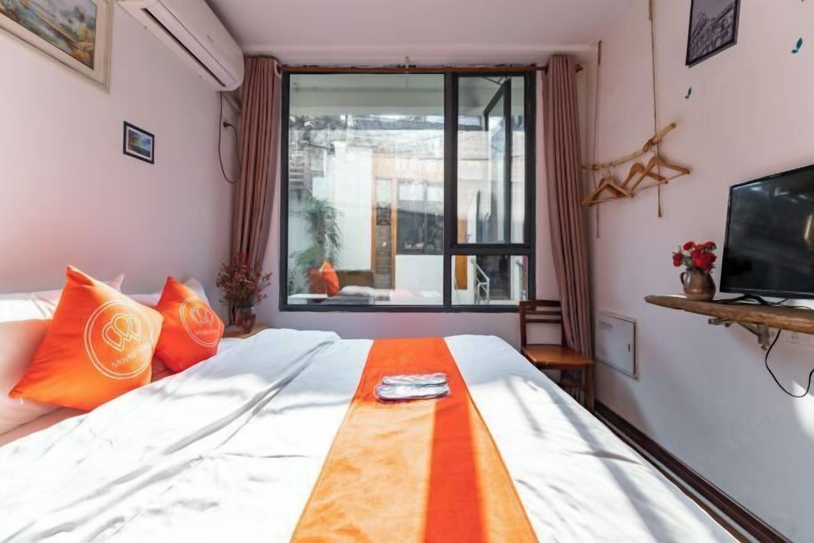 Desk, blackout curtains, iron/ironing board, free WiFi