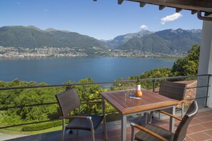 Apartment, 1 Bedroom, Lake View (Apt 27 x 3Pax) | Terrace/patio - Residenza Viramonte - Casa Cecilia (Gambarogno)