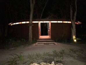 A small, single-story building with a curved roof and a central doorway. - Koh Rong Love Resort - Hostel (Koh Rong)