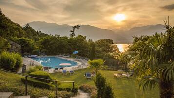 Blick von der Unterkunft