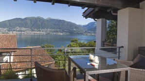 Studio, 1 chambre, vue lac (Apt 46) | Vue depuis le balcon