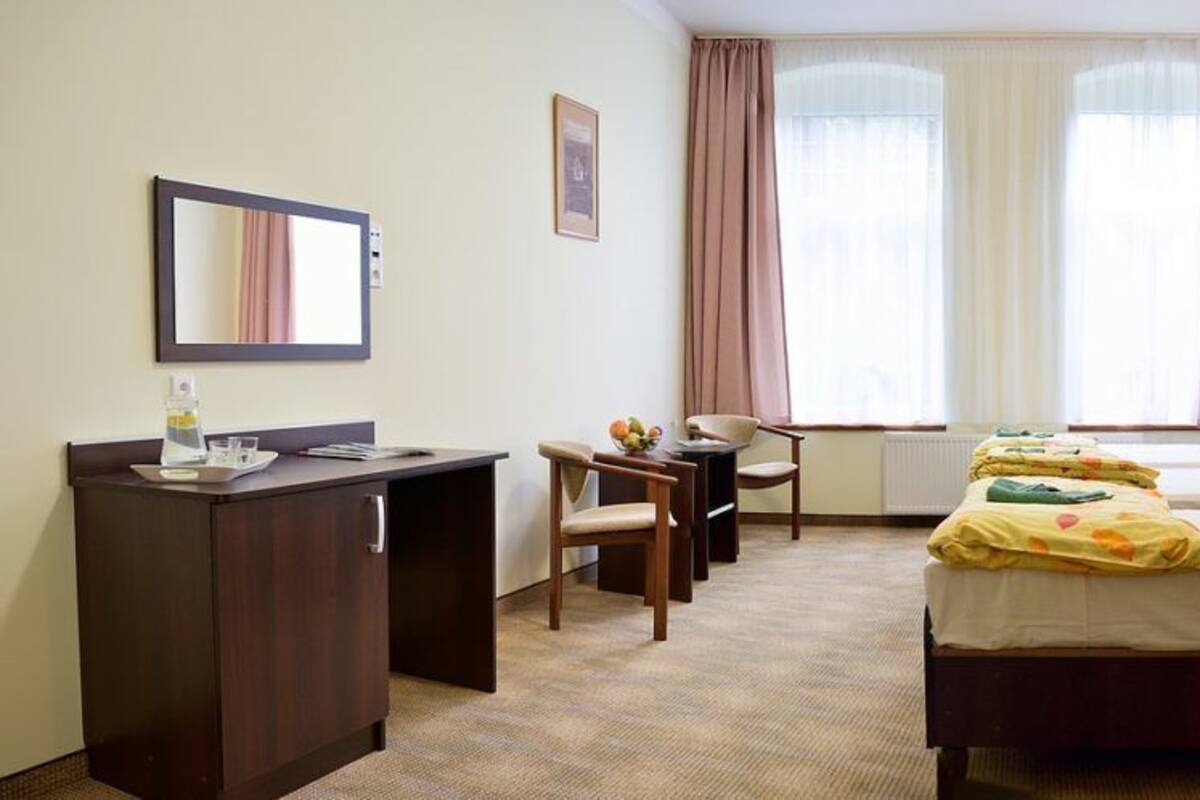 1 bedroom, desk, iron/ironing board, free cots/infant beds