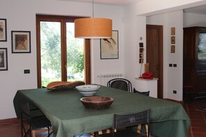 Villa, 2 Bedrooms | Living area | TV, fireplace