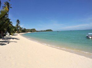 On the beach