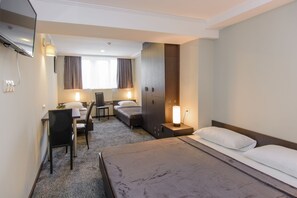 Family Room | Egyptian cotton sheets, premium bedding, down comforters, pillowtop beds - Hotel Reverence (Tbilisi)