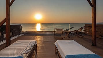 Doppia Premium, vista mare | Terrazza/patio
