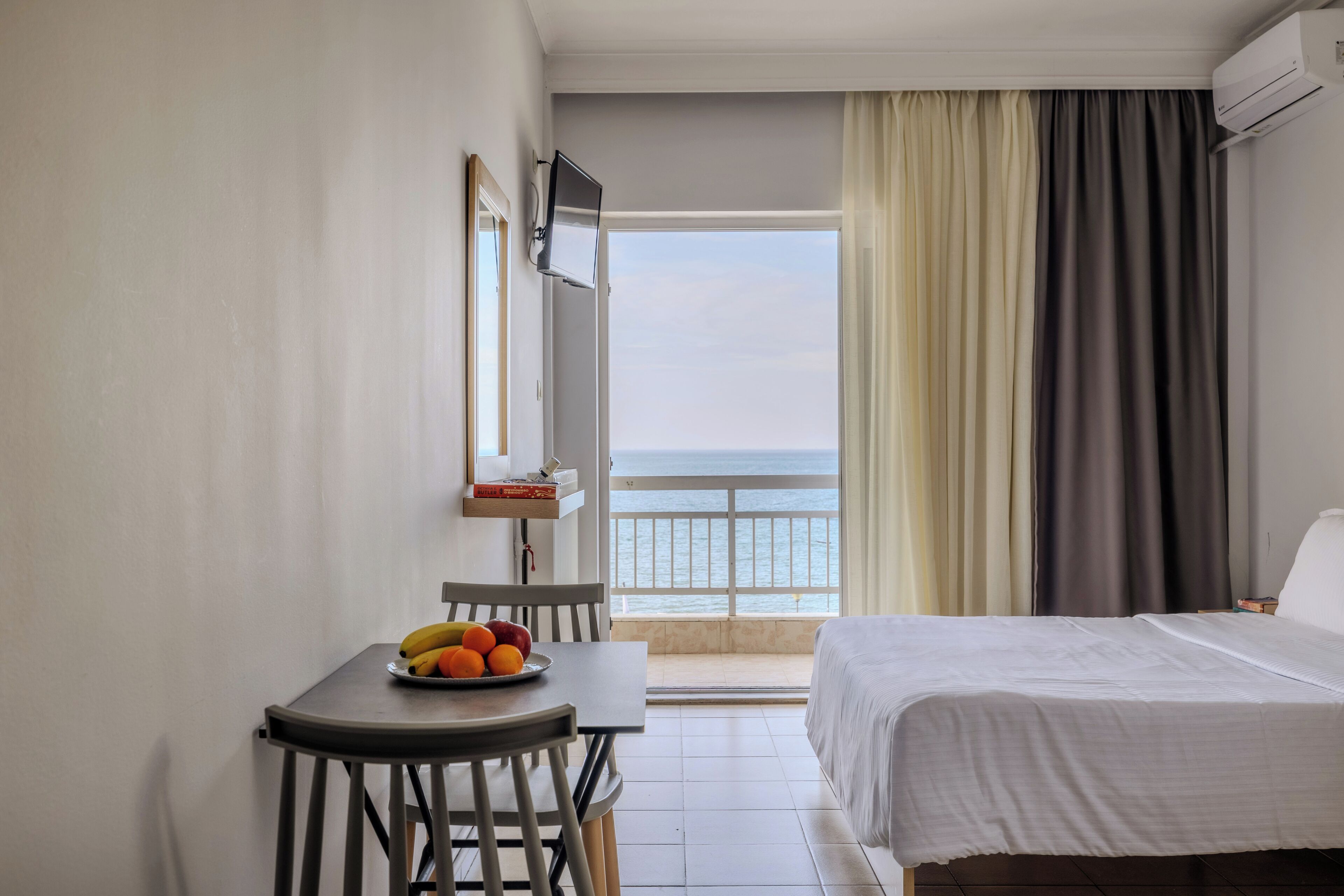 Superior Double Room, Sea View | In-room safe, desk, laptop workspace, iron/ironing board