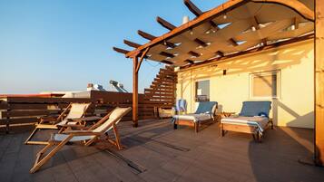 Chambre Double Premium, vue mer | Coffres-forts dans les chambres, bureau