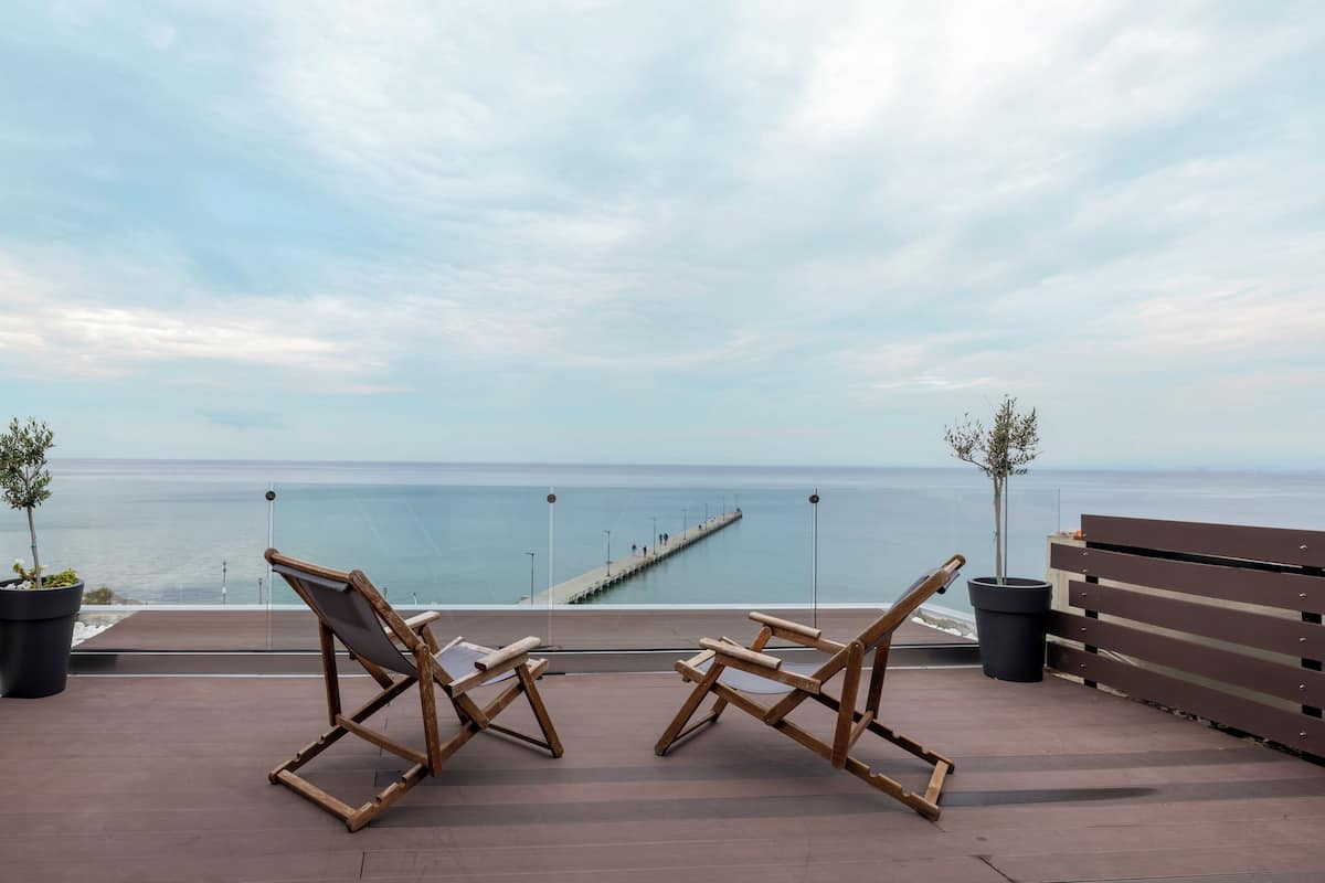 Premium Double Room, Sea View | View from room