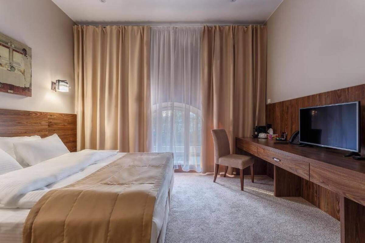 Deluxe Double or Twin Room, City View | Premium bedding, minibar, in-room safe, desk