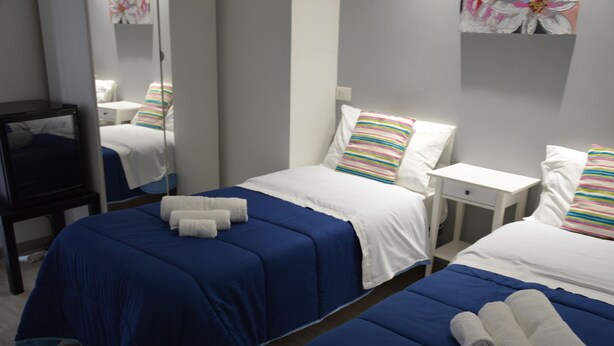 Tomannsrom – classic, 2 enkeltsenger, privat bad, byutsikt