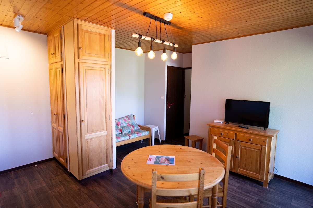 Apartment, 1 Double Bed with Sofa bed, Kitchenette | Living area | TV