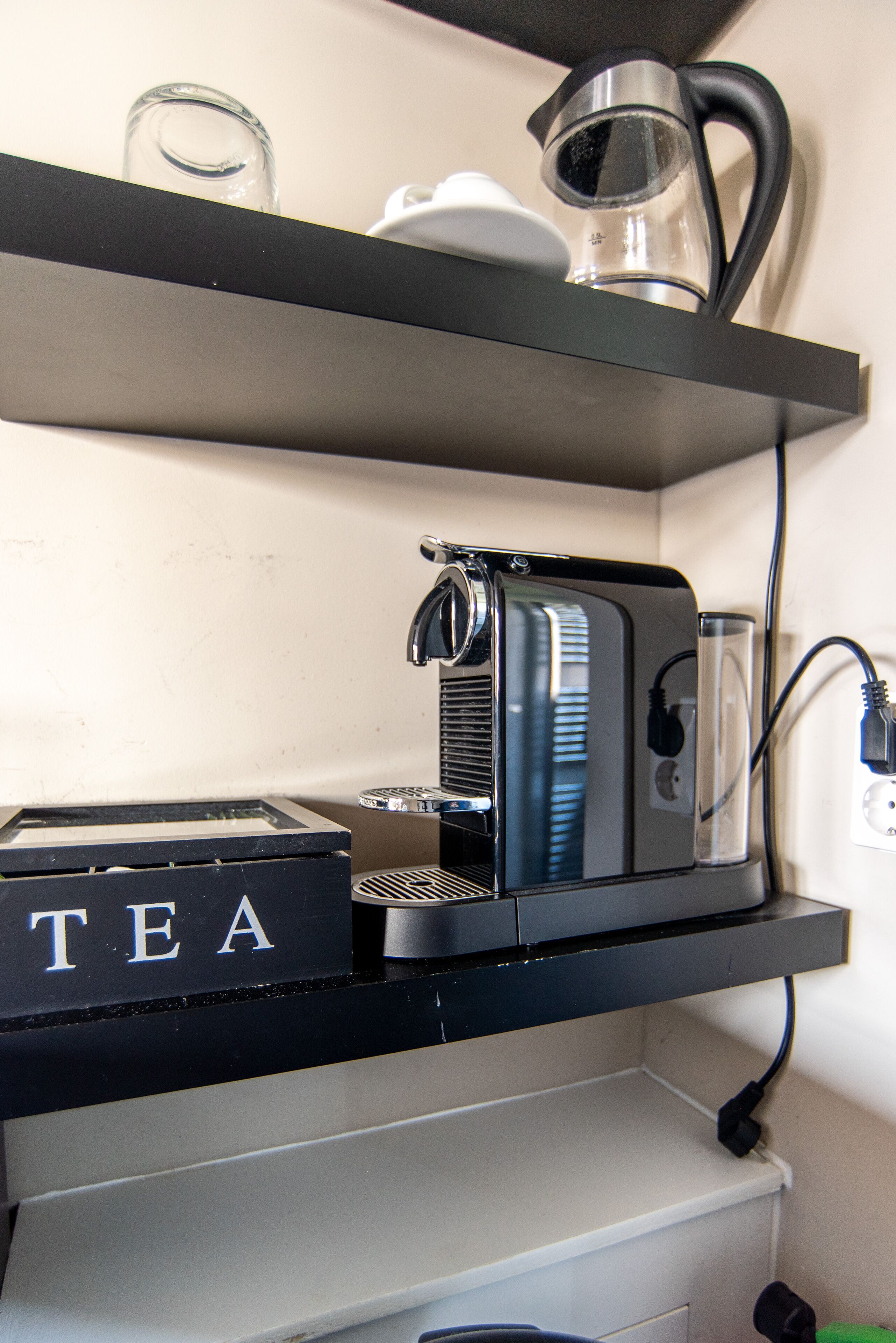 studio, 1 king bed with sofa bed, kitchenette, lake view | private kitchenette | full-sized fridge, microwave, espresso maker, coffee/tea maker