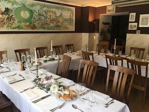Frühstück, Mittagessen und Abendessen