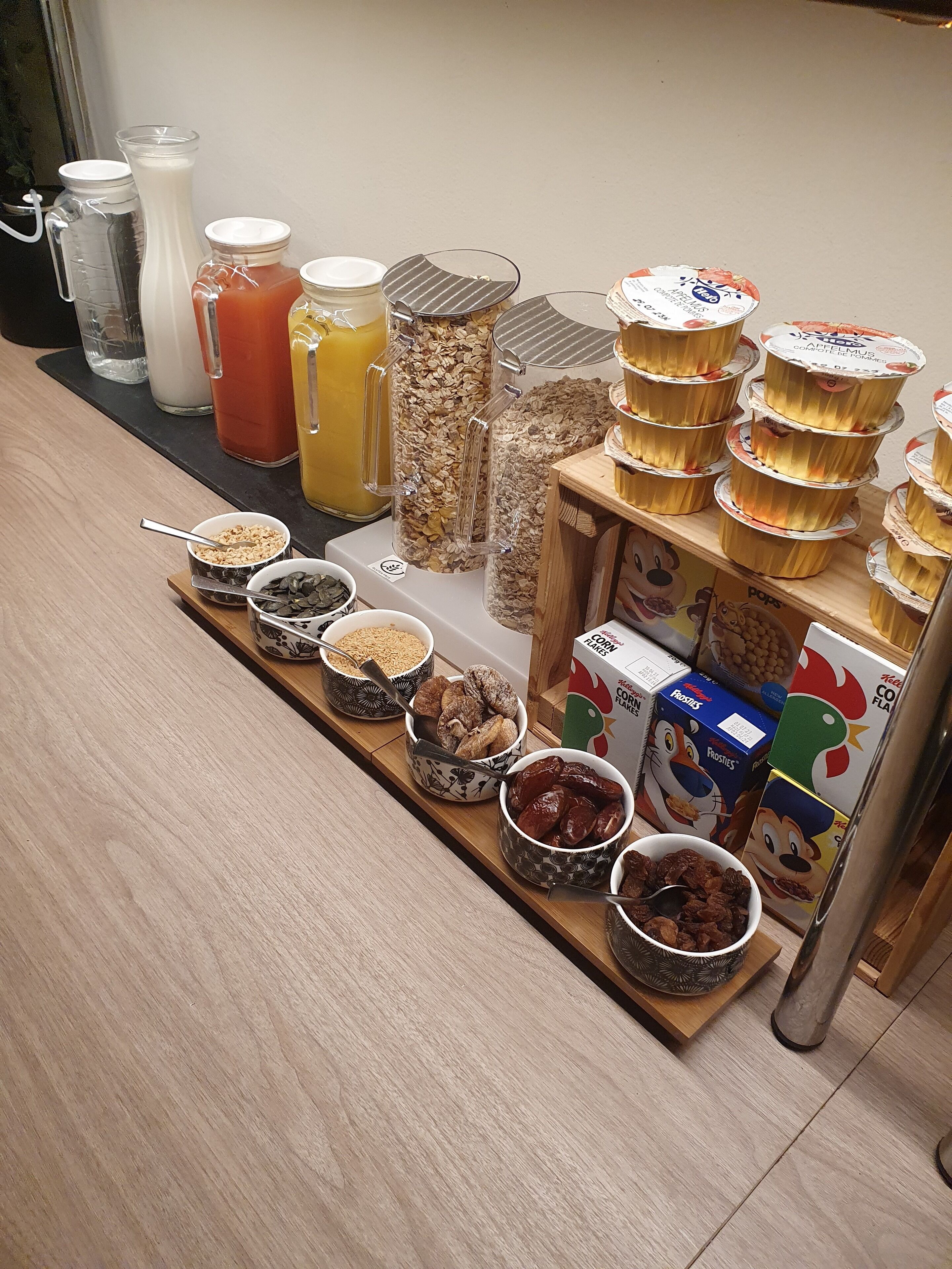 daily continental breakfast (chf 17 per person)