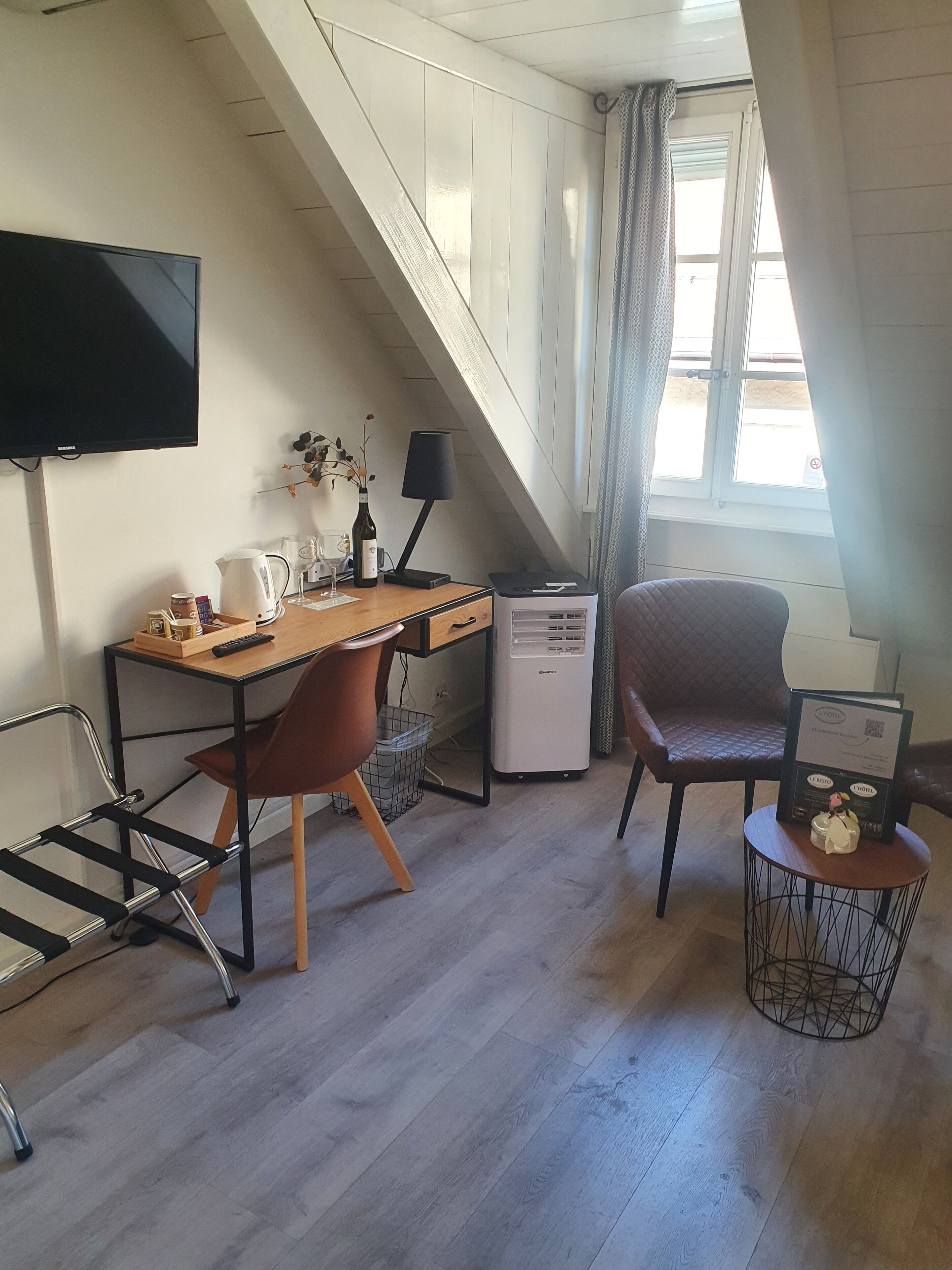 double or twin room | in-room safe, desk, blackout curtains, iron/ironing board