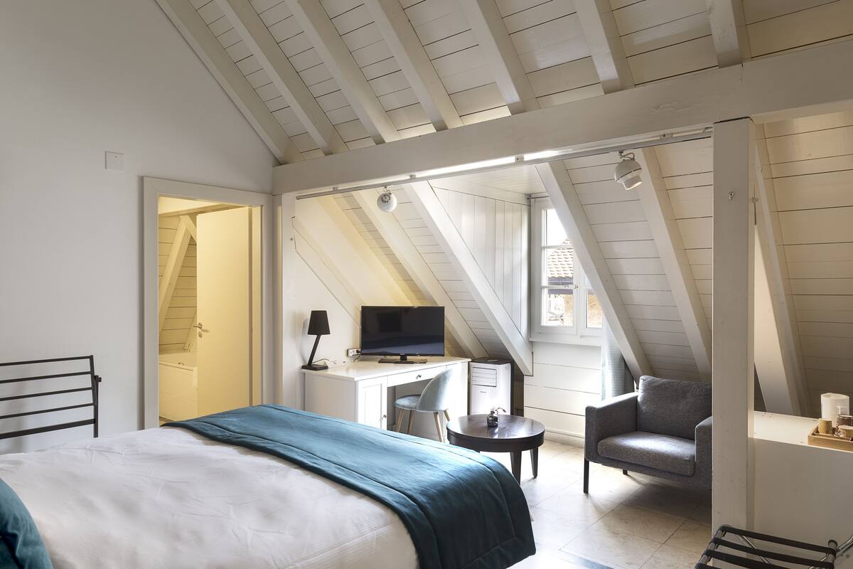 double or twin room | in-room safe, desk, blackout curtains, iron/ironing board