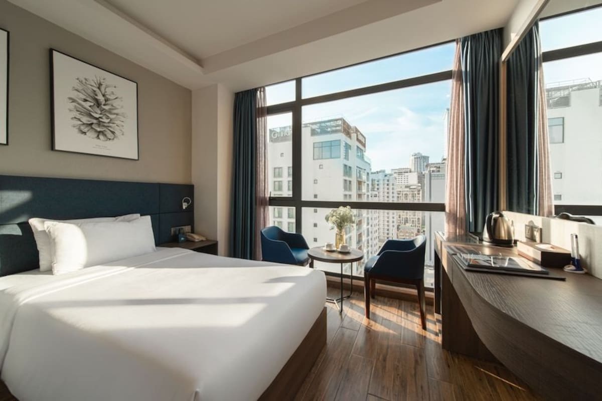 Minibar (some free items), in-room safe, desk, blackout drapes