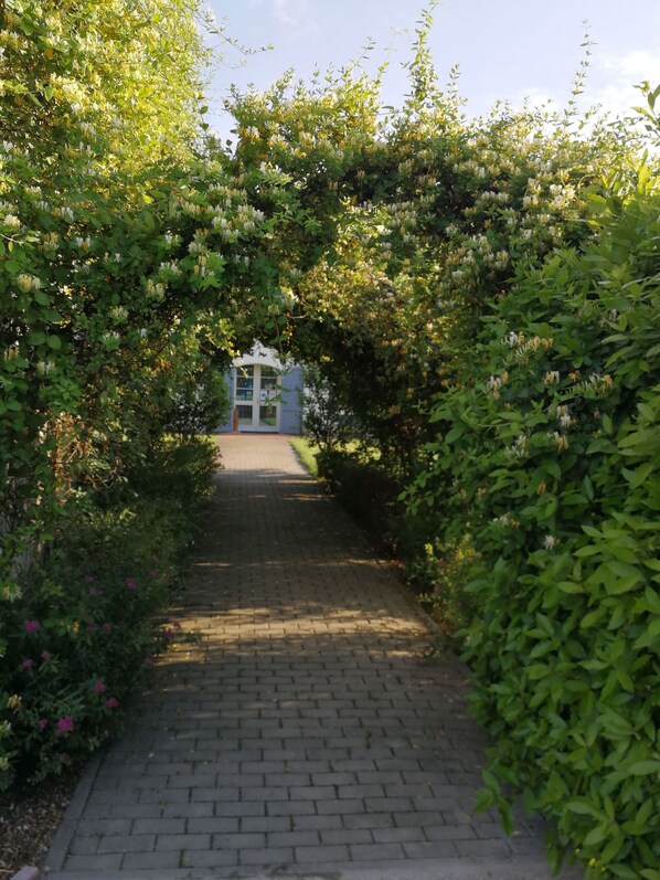 Entrada de la propiedad