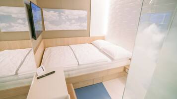 Schreibtisch, schallisolierte Zimmer, kostenloses WLAN, BettwÀsche