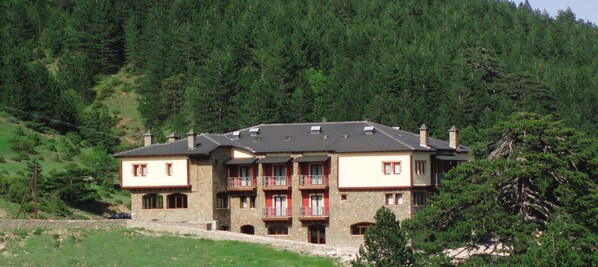 Fassade der Unterkunft