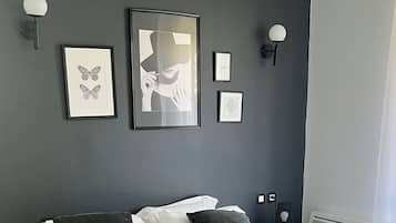 Chambres insonorisées, fer et planche à repasser, Wi-Fi gratuit