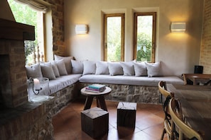 Living area - Casali di Bibbiano (Buonconvento)